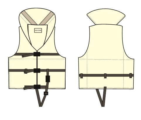 Страховочный жилет Русская охота Капитан (детский, до 40 кг)