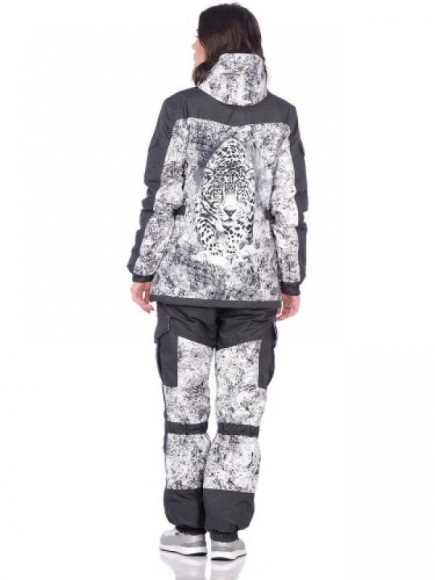 Костюм зимний Тайгер Горка-5 женский (-35C) ткань Алова цвет Белый барс