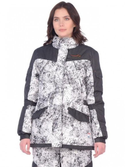 Костюм зимний Тайгер Горка-5 женский (-35C) ткань Алова цвет Белый барс