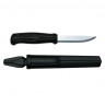 Нож универсальный Mora 510 углеродистая сталь чёрная рукоять