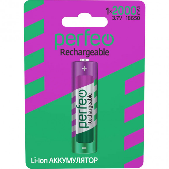 Аккумулятор Perfeo Li-lon 18650