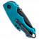 Нож складной KERSHAW Shuffle 8700TEALBW сталь 8Cr13MoV  рукоять термопластик GFN бирюзового цвета