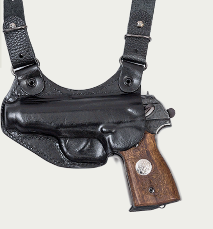 Кобура наплечная горизонтального ношения Хольстер мод. T Grand Power T10-12 кожа черная Кобура наплечная горизонтального ношения Хольстер мод. T Grand Power T10-12 кожа черная