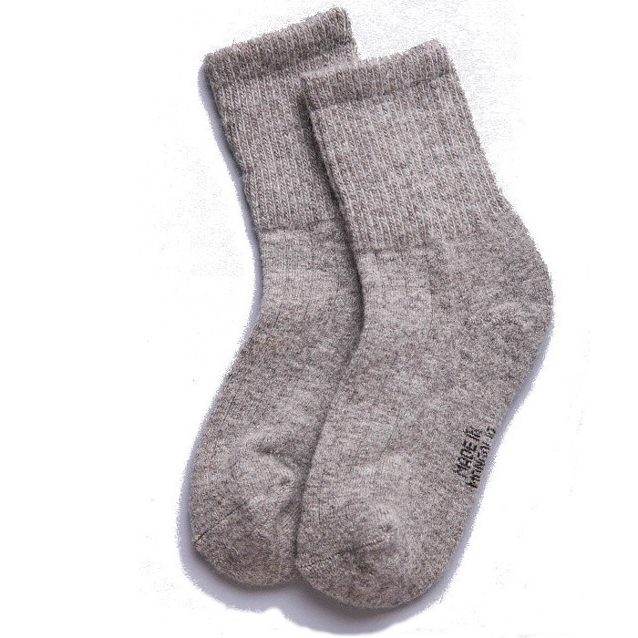 Носки из шерсти производства Монголия цвет Серый