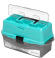 Ящик для снастей Nisus Tackle Box трехполочный бирюзовый