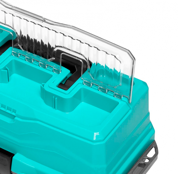 Ящик для снастей Nisus Tackle Box трехполочный бирюзовый