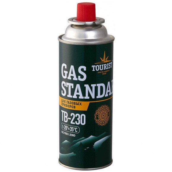 Газовый баллон 220г цанговый всесезонный TOURIST GAS STANDARD TB-230