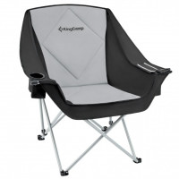 Кресло складное KingCamp Paulowbia 2108 цвет Серый/Черный