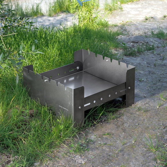 Мангал раздвижной Helios Light 360х340х180мм, сталь 0,8мм (HS-MP.01-Э)