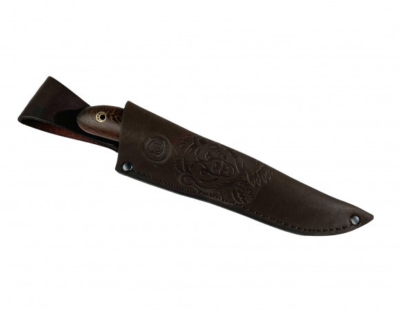 Нож ИП Семин Лис кованая сталь Х12МФ  рукоять Венге Нож ИП Семин Лис кованая сталь Х12МФ  рукоять Венге