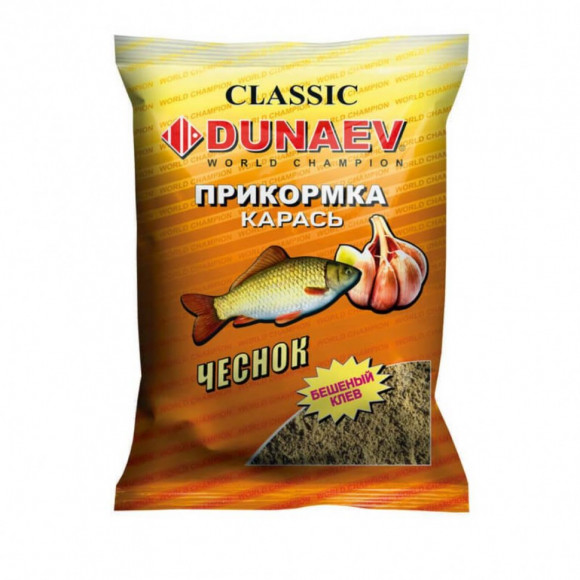 Прикорм Dunaev Classic 900г Карась Чеснок Прикорм Dunaev Classic 900г Карась Чеснок