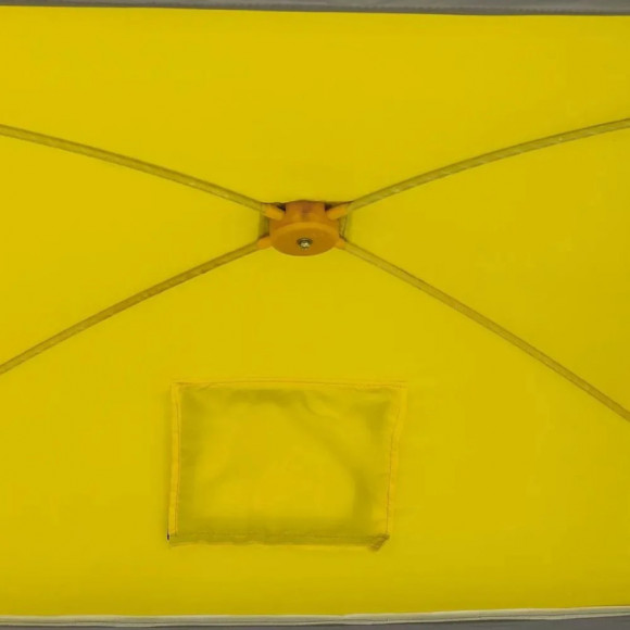 Палатка зимняя Premier утепл. Куб-2 желтый/серый (PR-WFSCI-180YG)