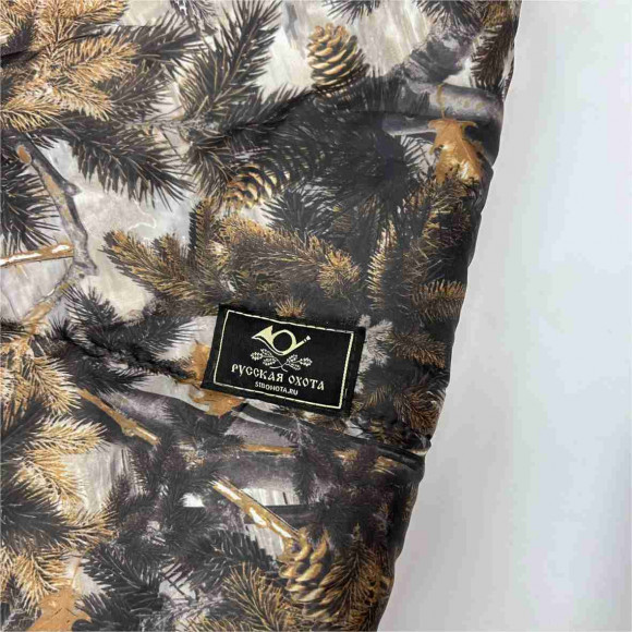 Спальный мешок Русская охота ПОБЕДА, камуфляж (220х85, -23С)