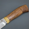 Нож ИП Семин Путник из нержавеющей стали 65х13 рукоять литье, ценные породы дерева