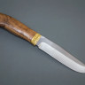 Нож ИП Семин Путник из нержавеющей стали 65х13 рукоять литье, ценные породы дерева