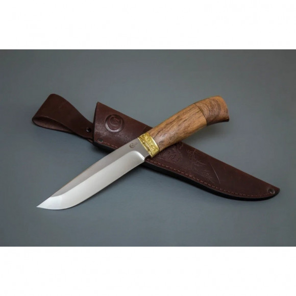 Нож ИП Семин Путник из нержавеющей стали 65х13 рукоять литье, ценные породы дерева Нож ИП Семин Путник из нержавеющей стали 65х13 рукоять литье, ценные породы дерева