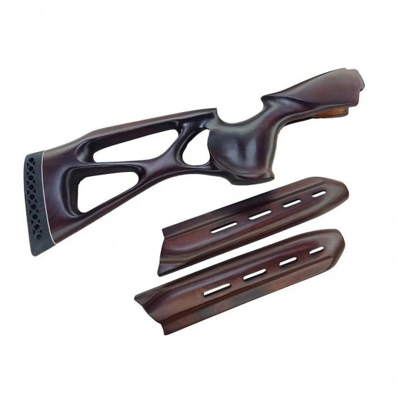 Комплект приклад и цевье X-Ray на ТОЗ-34 шпон (1583) Комплект приклад и цевье X-Ray на ТОЗ-34 шпон (1583)