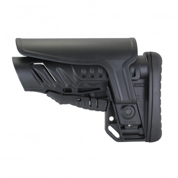 Приклад телескопический DLG Tactical TBS SHOCK с регулируемым подщечником