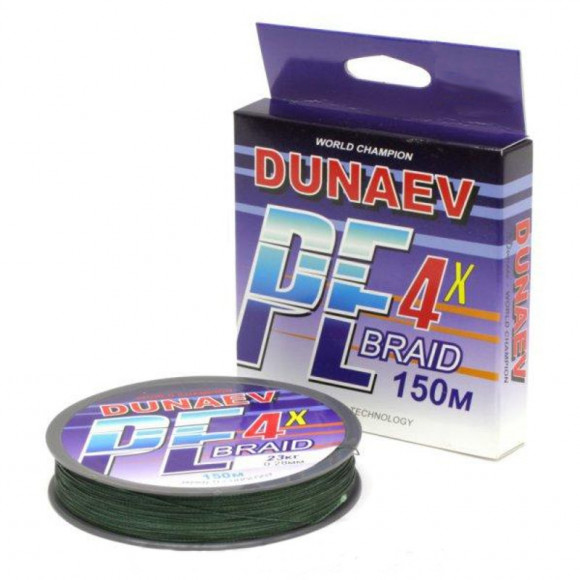 Шнур плетеный Dunaev Braid PE X4 150м