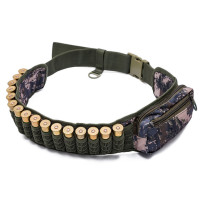Патронташ открытый с подсумком 12/16/20 калибр Holster (191341200) оксфорд