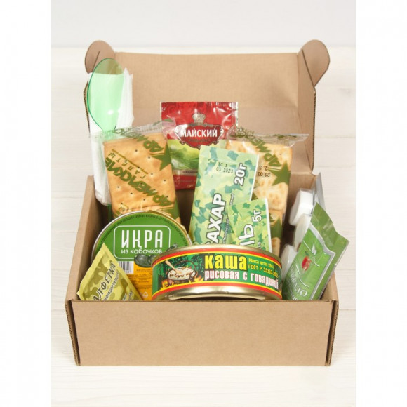 Сухой паек "Завтрак №1" ОПРП Армейские будни (на 1 прием пищи) Сухой паек "Завтрак №1" ОПРП Армейские будни (на 1 прием пищи)