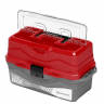 Ящик для снастей Nisus Tackle Box трехполочный цвет красный
