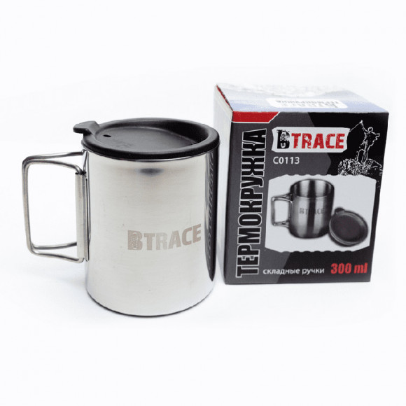 Термокружка 300мл BTrace С0113 складные ручки Термокружка 300мл BTrace С0113 складные ручки