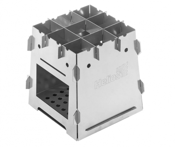 Печь-щепочница складная походная Helios T-HS-PM-02