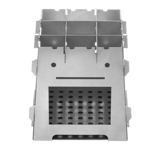 Печь-щепочница складная походная Helios T-HS-PM-02