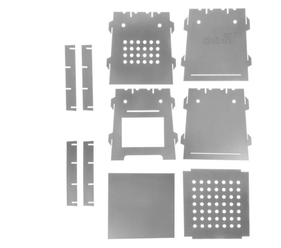 Печь-щепочница складная походная Helios T-HS-PM-02