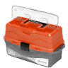Ящик для снастей Nisus Tackle Box трехполочный цвет оранжевый