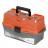 Ящик для снастей Nisus Tackle Box трехполочный цвет оранжевый