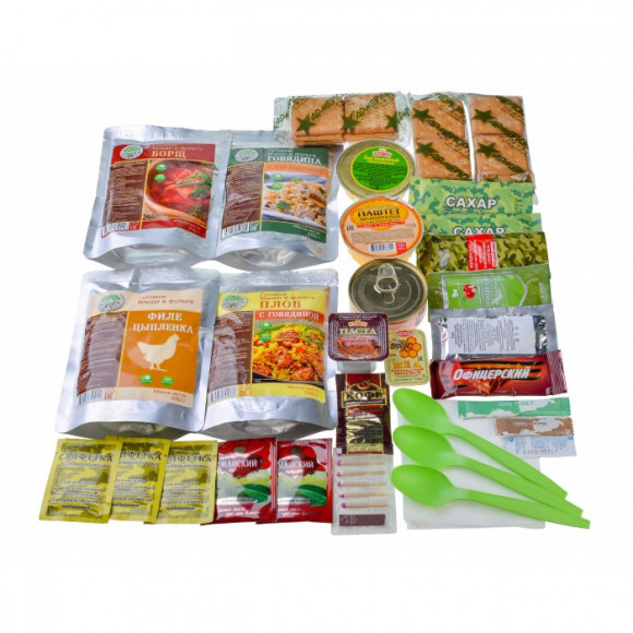 Сухой паек "Набор рыбака" Армейские будни (Суточный увеличенный)