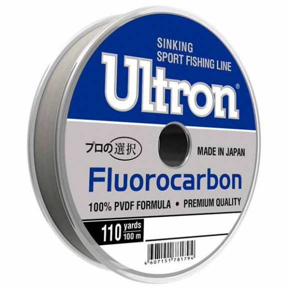 Леска Ultron Fluorocarbon 100м прозрачная 