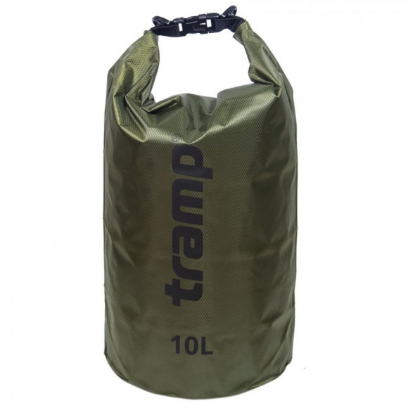 Гермомешок 10л TRAMP PVC Diamond RipStop (TRA-111) оливковый/оранжевый