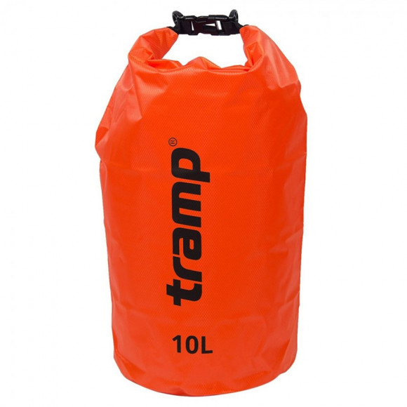Гермомешок 10л TRAMP PVC Diamond RipStop (TRA-111) оливковый/оранжевый