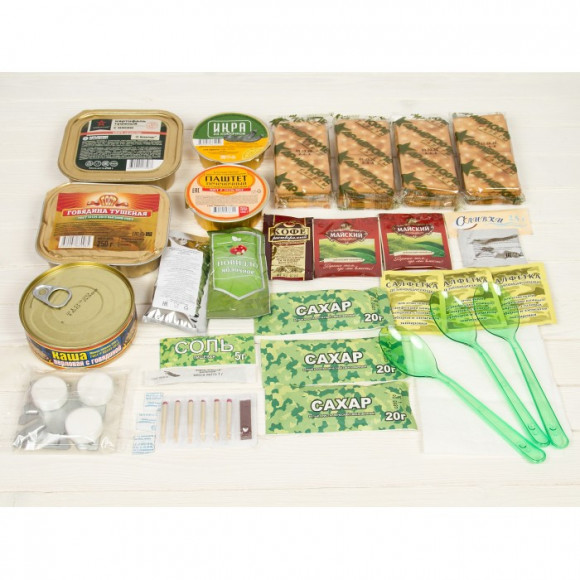 Сухой паёк "Турист" ИРП Армейские Будни (Суточный) Сухой паёк "Турист" ИРП Армейские Будни (Суточный)