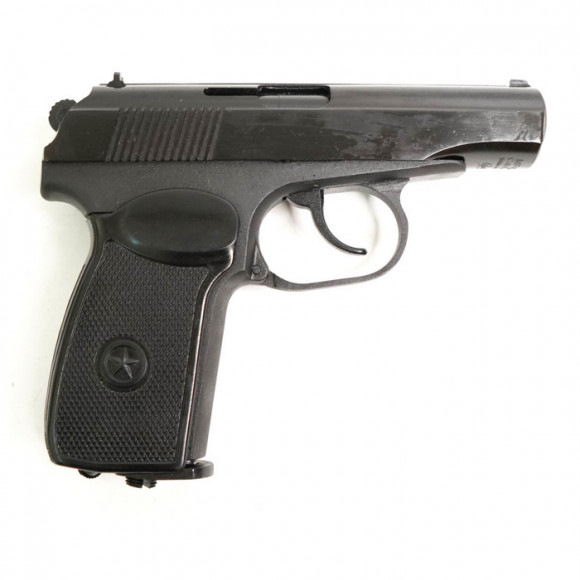 Пневматический пистолет МР-654К-32 (чёрная рукоятка)