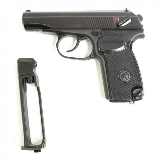Пневматический пистолет МР-654К-32 (чёрная рукоятка)
