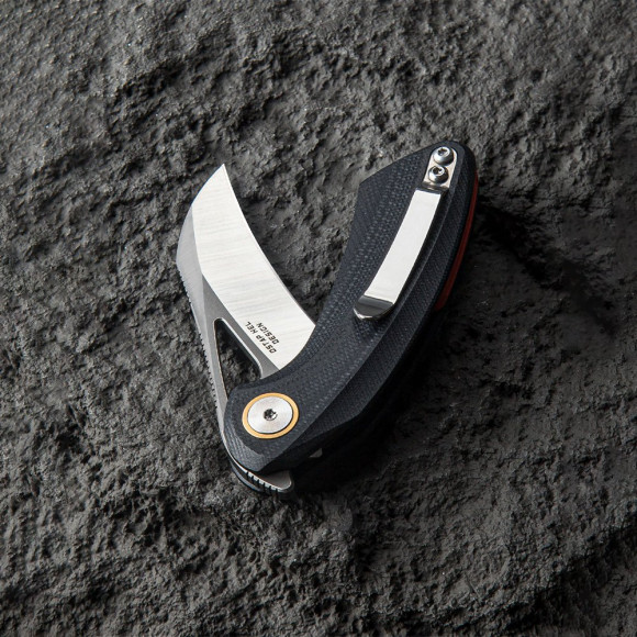 Нож складной Bestech Bihai сталь 14C28N рукоять G10 чёрная