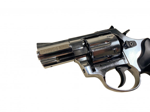 Револьвер сигнальный Kurs Taurus-S к.5.5мм (патрон 10ТК) хром Револьвер сигнальный Kurs Taurus-S к.5.5мм (патрон 10ТК) хром
