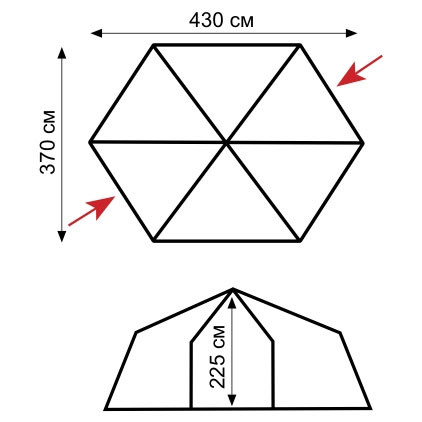 Шатер TRAMP Mosquito LUX Green (Shelter)