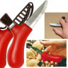 Нож для грибов Mora Karl-Johan (нержавеющая сталь, красный)