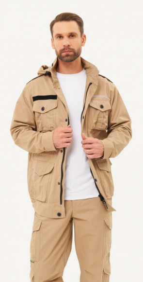 Костюм летний Huntsman Крафт ткань Cotton цвет песок Костюм летний Huntsman Крафт ткань Cotton цвет песок
