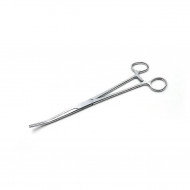 Зажим-корнцанг рыболовный изогнутый 220мм нерж. сталь Namazu N-FTS18