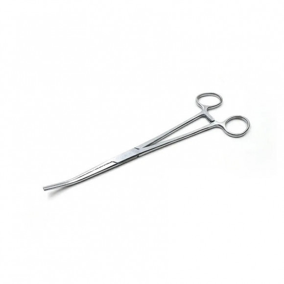 Зажим-корнцанг рыболовный изогнутый 220мм нерж. сталь Namazu N-FTS18 Зажим-корнцанг рыболовный изогнутый 220мм нерж. сталь Namazu N-FTS18