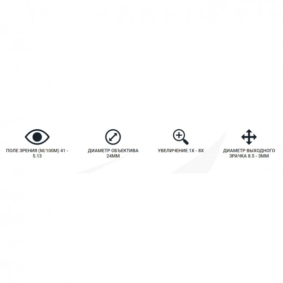 Прицел оптический Mewlite 1-8х24 SFP  сетка Крест подсветка 30мм IP67  6000Дж Прицел оптический Mewlite 1-8х24 SFP  сетка Крест подсветка 30мм IP67  6000Дж