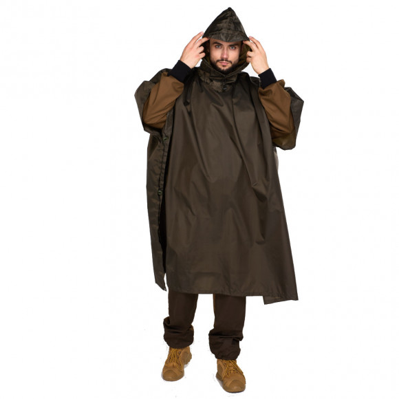 Пончо-дождевик Русская охота, хаки Пончо-дождевик Русская охота, хаки